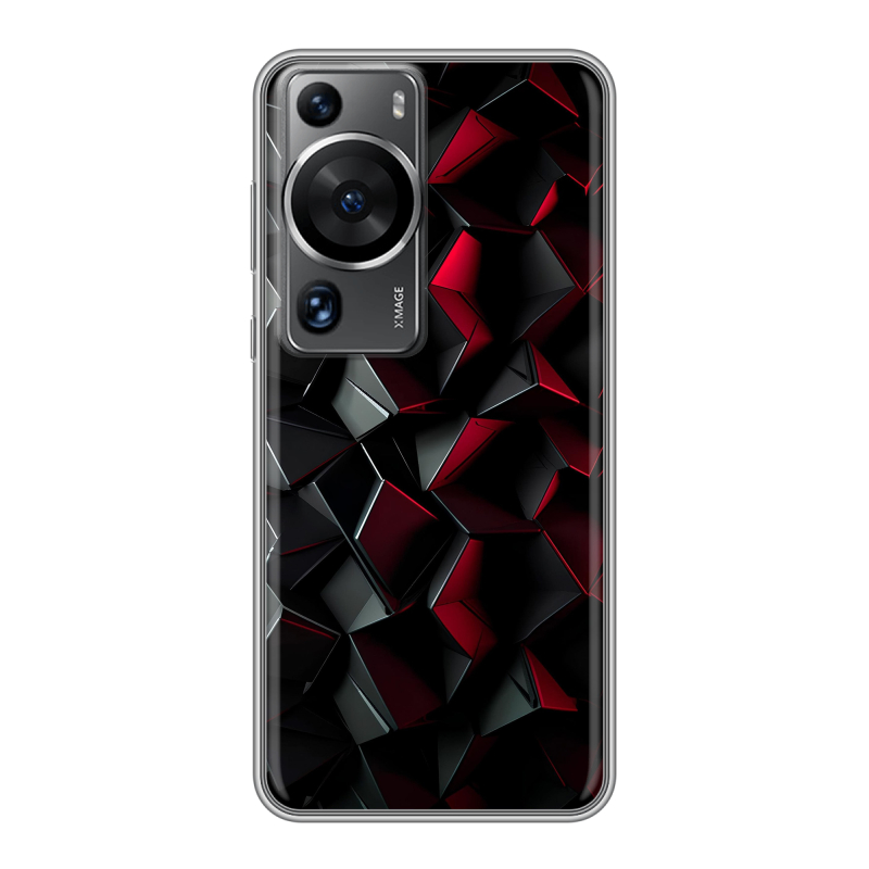 Силиконовый чехол на Huawei P60 с принтом Абстракция Силиконовый чехол на Huawei P60 с принтом Абстракция