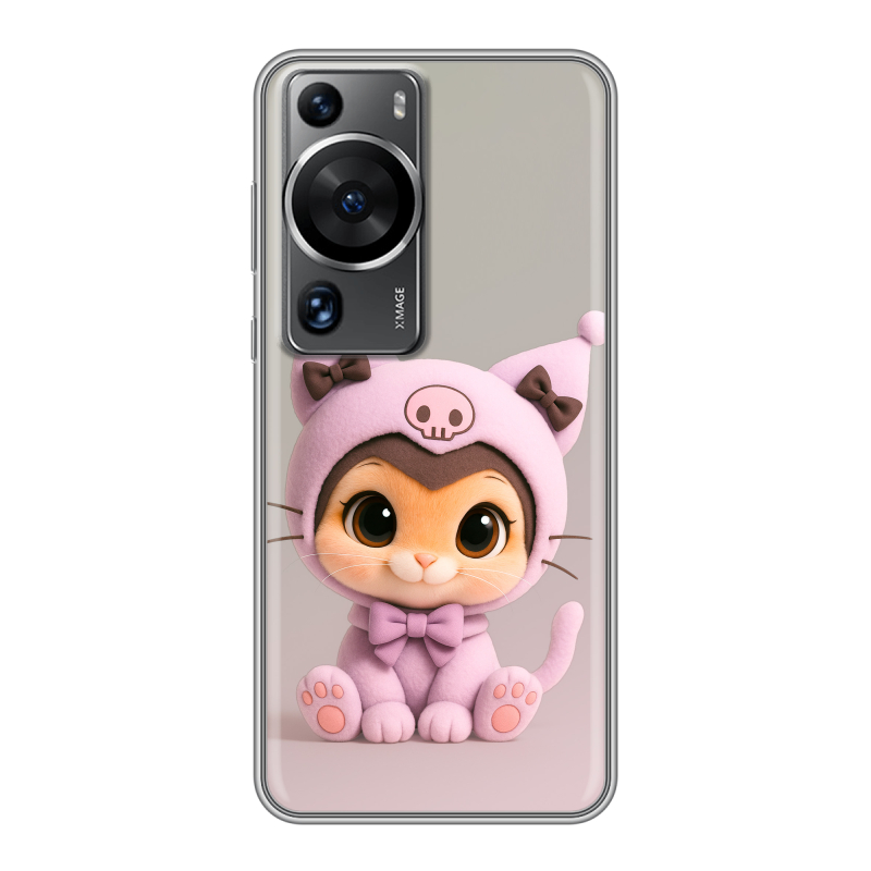 Силиконовый чехол на Huawei P60 с принтом Куроми Kuromi Силиконовый чехол на Huawei P60 с принтом Куроми Kuromi