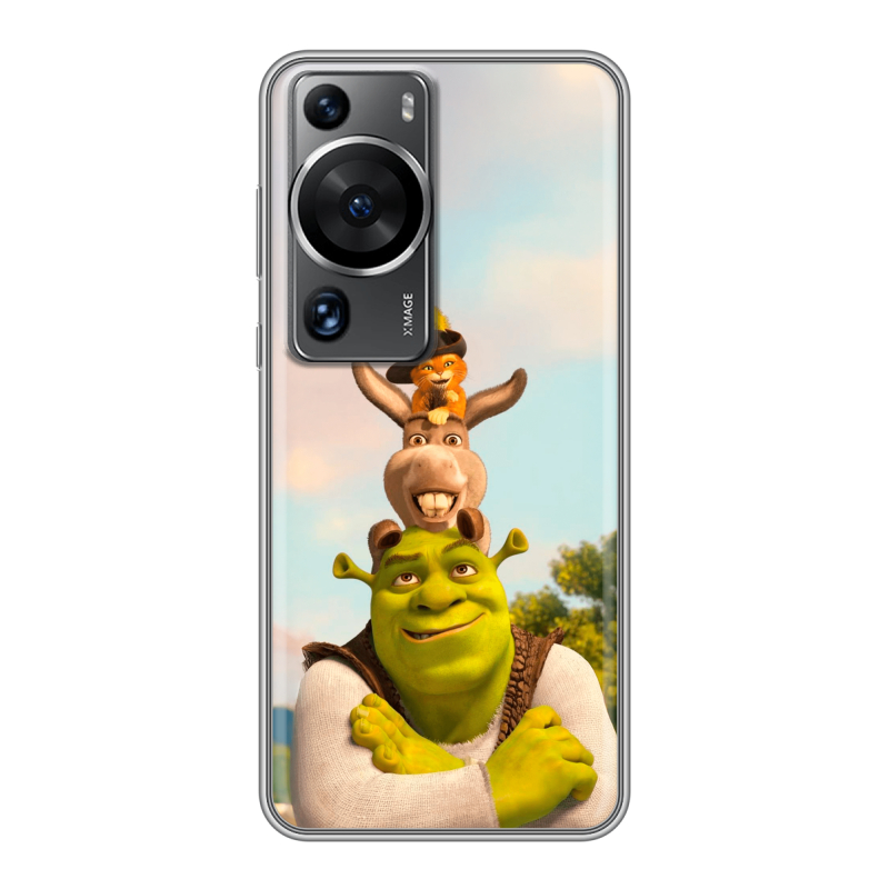 Силиконовый чехол на Huawei P60 с принтом Шрек Shrek Силиконовый чехол на Huawei P60 с принтом Шрек Shrek