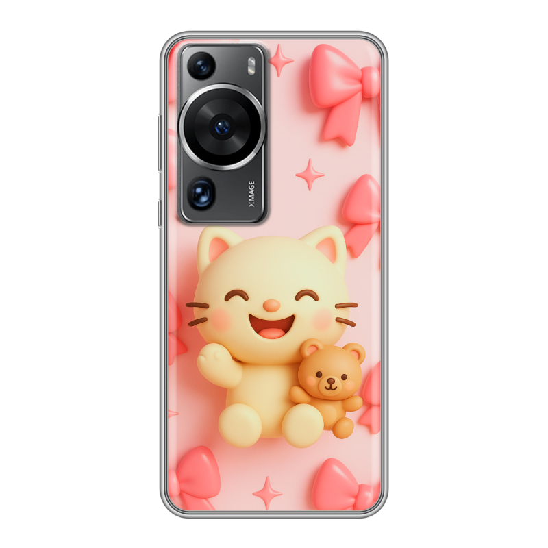 Силиконовый чехол на Huawei P60 с принтом для девочек Силиконовый чехол на Huawei P60 с принтом для девочек