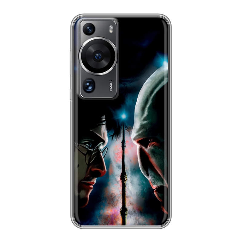 Силиконовый противоударный чехол на Huawei P60 с принтом Гарри Поттер Harry Potter Силиконовый противоударный чехол на Huawei P60 с принтом Гарри Поттер Harry Potter