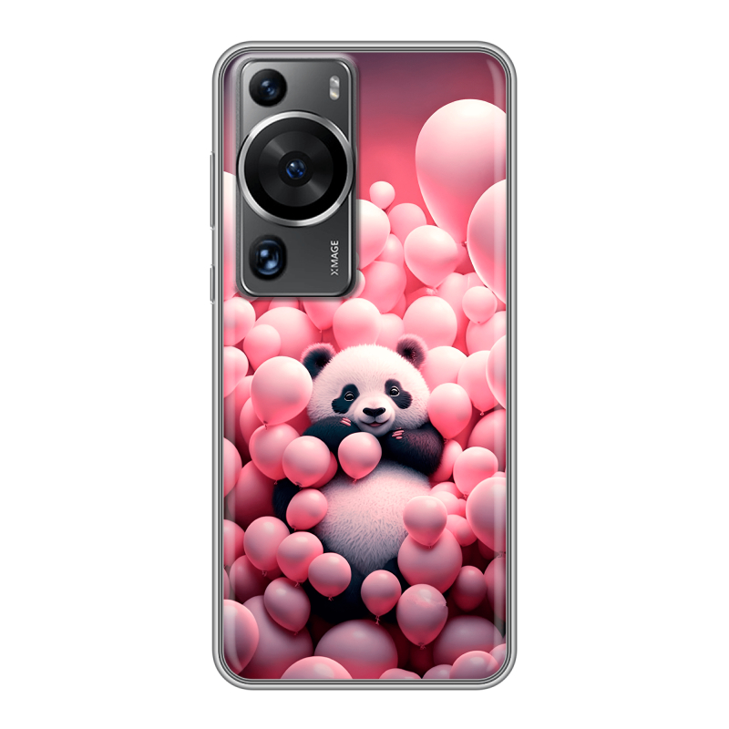 Силиконовый чехол на Huawei P60 с принтом Панда Силиконовый чехол на Huawei P60 с принтом Панда