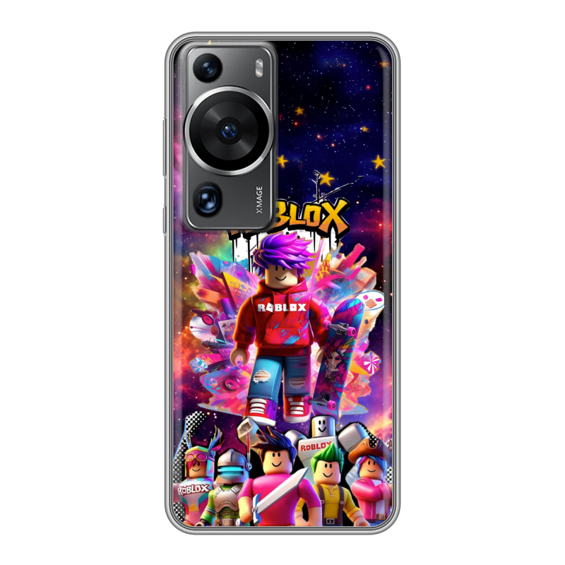 Силиконовый чехол на Huawei P60 с принтом Roblox Роблокс Силиконовый чехол на Huawei P60 с принтом Roblox Роблокс