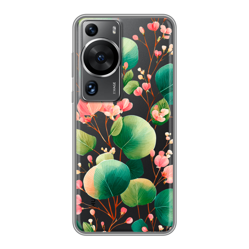 Силиконовый чехол на Huawei P60 с принтом женский Силиконовый чехол на Huawei P60 с принтом женский