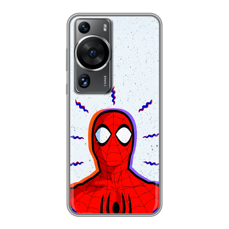 Силиконовый чехол на Huawei P60 с принтом Spiderman Человек паук Силиконовый чехол на Huawei P60 с принтом Spiderman Человек паук