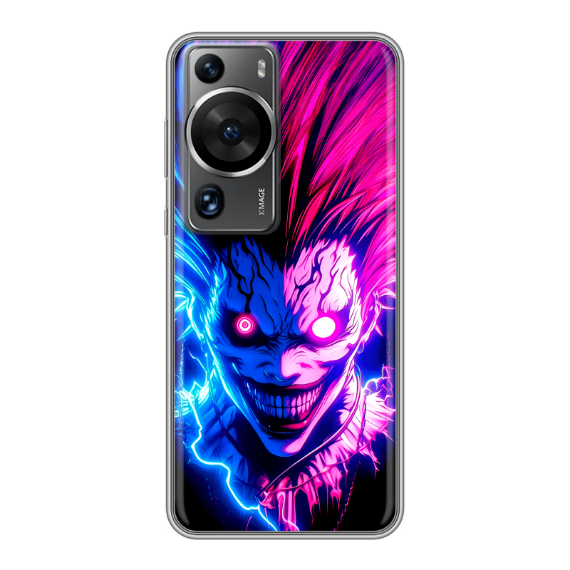 Силиконовый чехол на Huawei P60 с принтом Death note Тетрадь смерти Силиконовый чехол на Huawei P60 с принтом Death note Тетрадь смерти