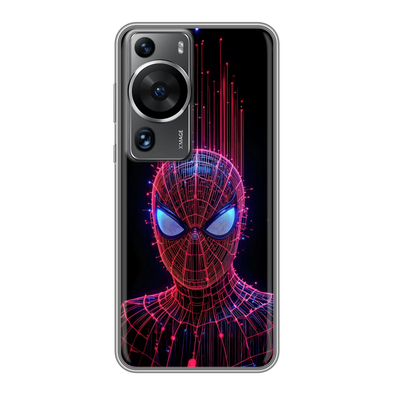 Силиконовый чехол на Huawei P60 с принтом Spiderman Человек паук Силиконовый чехол на Huawei P60 с принтом Spiderman Человек паук