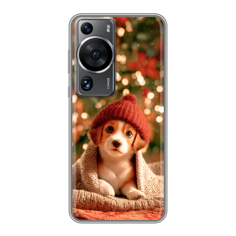 Силиконовый чехол на Huawei P60 с принтом Новый год Силиконовый чехол на Huawei P60 с принтом Новый год
