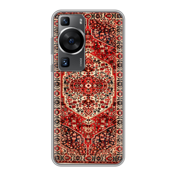 Силиконовый чехол на Huawei P60 Pro с принтом Ковер