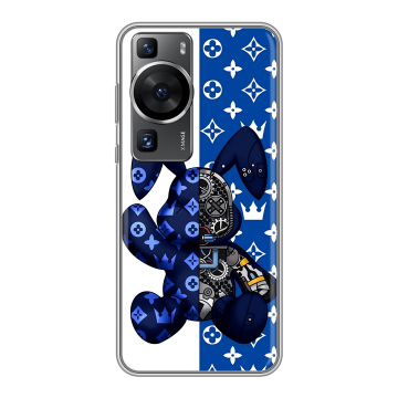Силиконовый чехол на Huawei P60 Pro с принтом Луи робот Силиконовый чехол на Huawei P60 Pro с принтом Луи робот