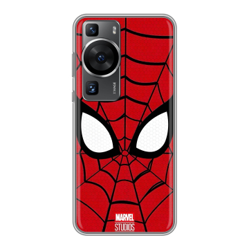Силиконовый чехол на Huawei P60 Pro с принтом человек паук spiderman