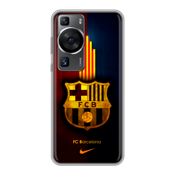 Силиконовый чехол на Huawei P60 Pro с принтом Барселона Barcelona