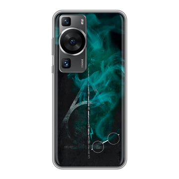 Силиконовый чехол на Huawei P60 Pro с принтом Гарри Поттер Harry Potter