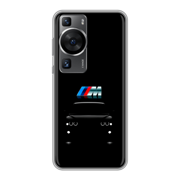 Силиконовый чехол на Huawei P60 Pro с принтом БМВ BMW