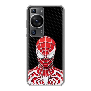 Силиконовый чехол на Huawei P60 Pro с принтом человек паук spiderman Силиконовый чехол на Huawei P60 Pro с принтом человек паук spiderman