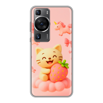 Силиконовый чехол на Huawei P60 Pro с принтом для девочек Силиконовый чехол на Huawei P60 Pro с принтом для девочек