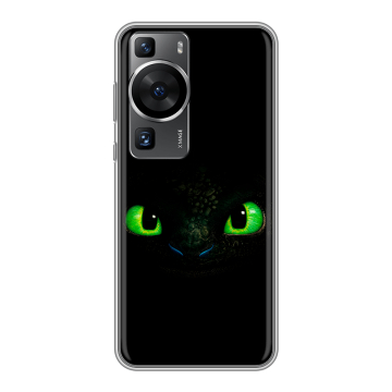 Силиконовый чехол на Huawei P60 Pro с принтом Как приручить дракона