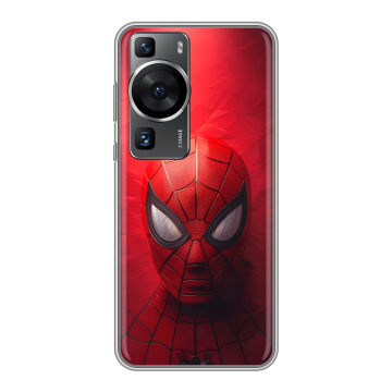 Силиконовый чехол на Huawei P60 Pro с принтом Spiderman Человек паук