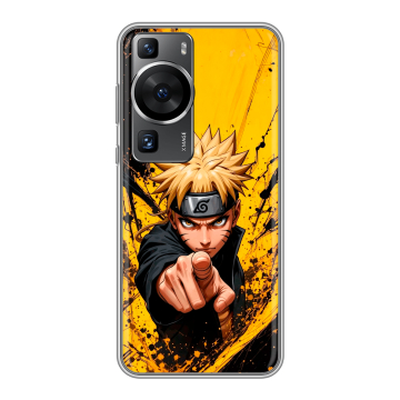 Силиконовый чехол на Huawei P60 Pro с принтом Naruto Наруто