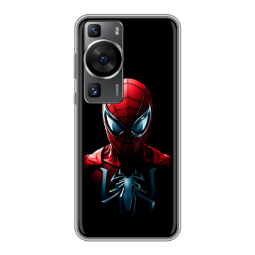 Силиконовый чехол на Huawei P60 Pro с принтом Spiderman Человек паук