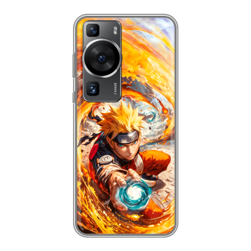 Силиконовый чехол на Huawei P60 Pro с принтом Аниме Наруто Naruto