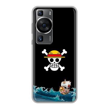 Силиконовый чехол на Huawei P60 Pro с принтом One Piece Ван Пис