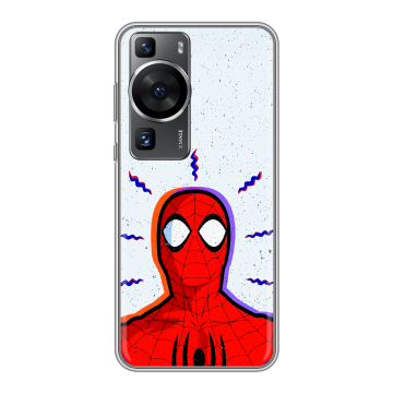 Силиконовый чехол на Huawei P60 Pro с принтом Spiderman Человек паук Силиконовый чехол на Huawei P60 Pro с принтом Spiderman Человек паук