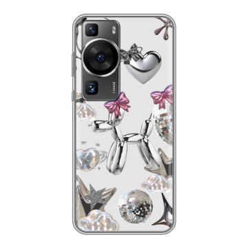 Силиконовый чехол на Huawei P60 Pro с принтом Y2K