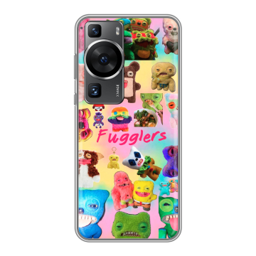 Силиконовый чехол на Huawei P60 Pro с принтом Флагер Fuggler Силиконовый чехол на Huawei P60 Pro с принтом Флагер Fuggler