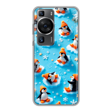 Силиконовый чехол на Huawei P60 Pro с принтом Новый год Силиконовый чехол на Huawei P60 Pro с принтом Новый год