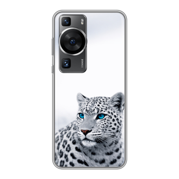 Силиконовый чехол на Huawei P60 Pro с принтом женский