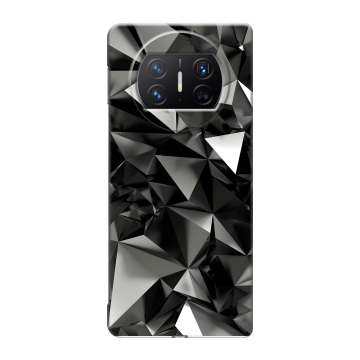 Пластиковый чехол на Huawei Mate X3 с принтом Черные кристаллы Пластиковый чехол на Huawei Mate X3 с принтом Черные кристаллы