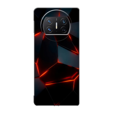 Пластиковый чехол на Huawei Mate X3 с принтом Яркие абстракции Пластиковый чехол на Huawei Mate X3 с принтом Яркие абстракции