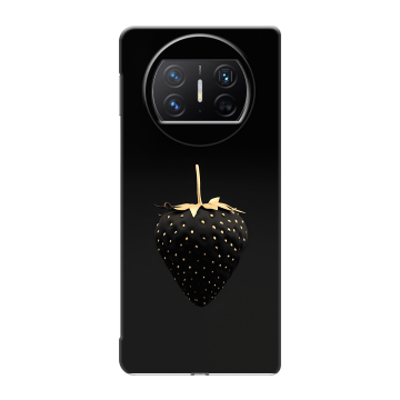 Пластиковый чехол на Huawei Mate X3 с принтом Черная клубника Пластиковый чехол на Huawei Mate X3 с принтом Черная клубника