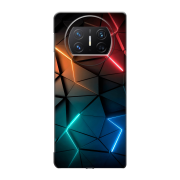 Пластиковый чехол на Huawei Mate X3 с принтом Абстракция неон Пластиковый чехол на Huawei Mate X3 с принтом Абстракция неон
