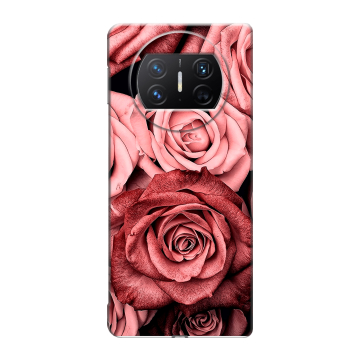 Пластиковый чехол на Huawei Mate X3 с принтом Цветы розы Пластиковый чехол на Huawei Mate X3 с принтом Цветы розы
