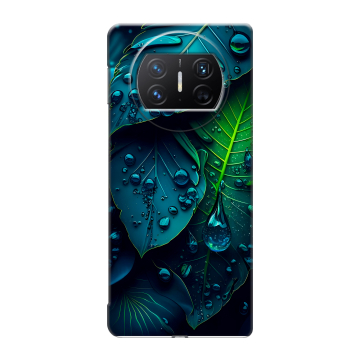Пластиковый чехол на Huawei Mate X3 с принтом Листья Пластиковый чехол на Huawei Mate X3 с принтом Листья