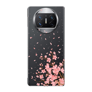 Пластиковый чехол на Huawei Mate X3 с принтом Ветка сакуры