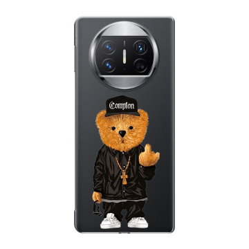 Пластиковый чехол на Huawei Mate X3 с принтом Плюшевый медведь