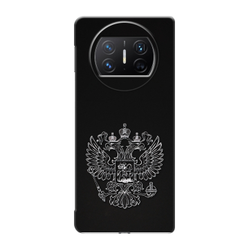 Пластиковый чехол на Huawei Mate X3 с принтом Герб России Пластиковый чехол на Huawei Mate X3 с принтом Герб России