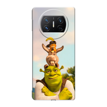 Пластиковый чехол на Huawei Mate X3 с принтом Шрек Shrek