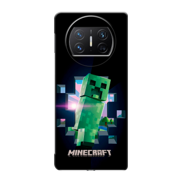 Пластиковый чехол на Huawei Mate X3 с принтом Майнкрафт Minecraft