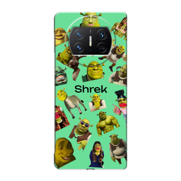 Пластиковый чехол на Huawei Mate X3 с принтом Шрек Shrek