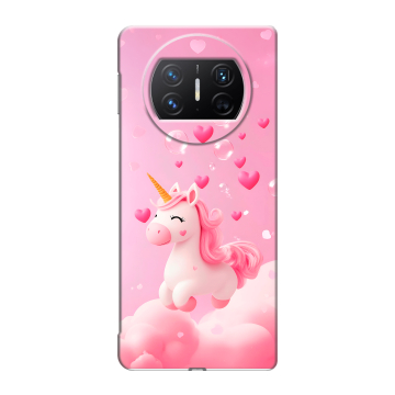 Пластиковый чехол на Huawei Mate X3 с принтом Единорог Пластиковый чехол на Huawei Mate X3 с принтом Единорог