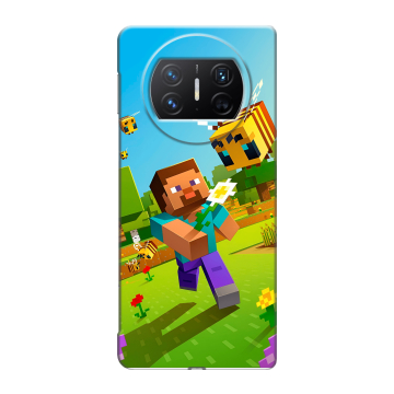 Пластиковый чехол на Huawei Mate X3 с принтом Майнкрафт Minecraft Пластиковый чехол на Huawei Mate X3 с принтом Майнкрафт Minecraft