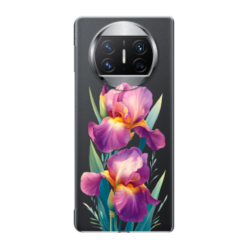 Пластиковый чехол на Huawei Mate X3 с принтом Цветы орхидеи