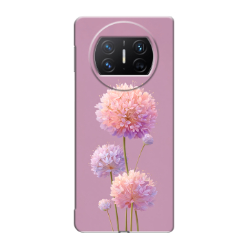 Пластиковый чехол на Huawei Mate X3 с принтом Цветы
