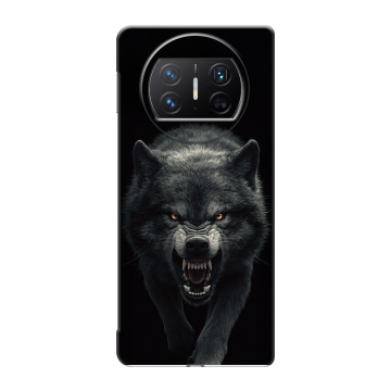 Пластиковый чехол на Huawei Mate X3 с принтом Волк Пластиковый чехол на Huawei Mate X3 с принтом Волк