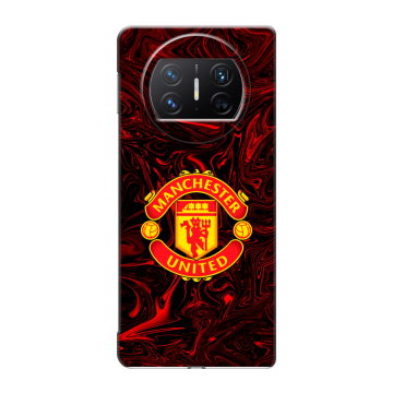 Пластиковый чехол на Huawei Mate X3 с принтом Manchester United