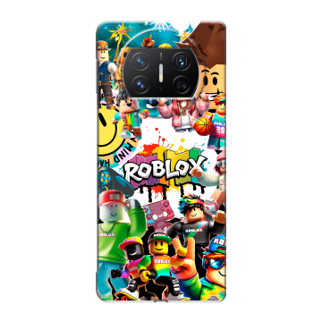 Пластиковый чехол на Huawei Mate X3 с принтом Roblox Роблокс